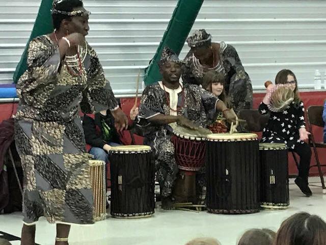 Photo of African drum troupe